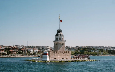 Maiden's Tower — a symbol of the city in the middle of the Bosphorus