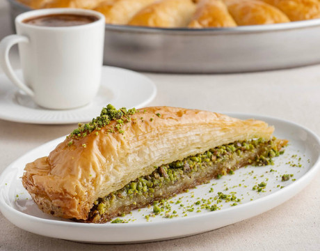 Pistachio Carrot Slice Baklava