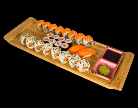 Salmon Set. 26 Pieces
