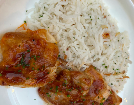 Mildly Spicy Chicken and Rice